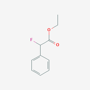 molecular formula C10H11FO2 B2862411 Ethyl 2-fluoro-2-phenylacetate CAS No. 643-77-6