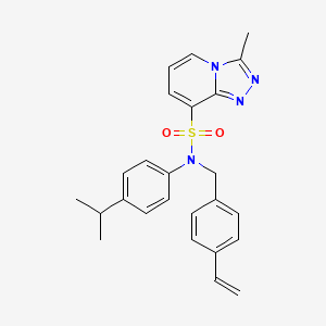 N-(4-isopropylphenyl)-3-methyl-N-(4-vinylbenzyl)[1,2,4]triazolo[4,3-a]pyridine-8-sulfonamide