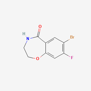 7-Bromo-8-fluoro-3,4-dihydrobenzo[f][1,4]oxazepin-5(2H)-one