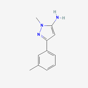 1-Methyl-3-(m-tolyl)-1H-pyrazol-5-amine