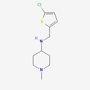 N-((5-chlorothiophen-2-yl)methyl)-1-methylpiperidin-4-amine