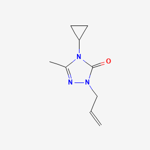 4-cyclopropyl-3-methyl-1-(prop-2-en-1-yl)-4,5-dihydro-1H-1,2,4-triazol-5-one