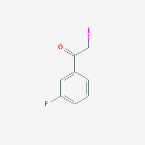 molecular formula C8H6FIO B2862521 1-(3-氟苯基)-2-碘乙酮 CAS No. 1345692-81-0