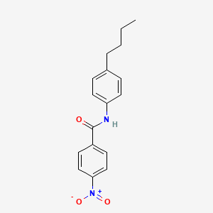 molecular formula C17H18N2O3 B2862555 N-(4-butylphenyl)-4-nitrobenzamide CAS No. 99338-13-3