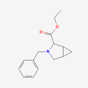 molecular formula C15H19NO2 B2862559 Ethyl 3-benzyl-3-azabicyclo[3.1.0]hexane-2-carboxylate CAS No. 2112007-99-3