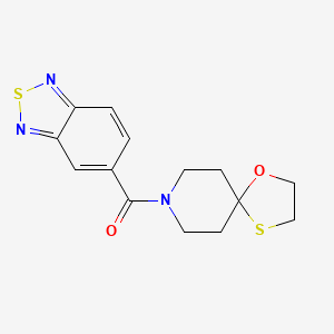 Benzo[c][1,2,5]thiadiazol-5-yl(1-oxa-4-thia-8-azaspiro[4.5]decan-8-yl)methanone