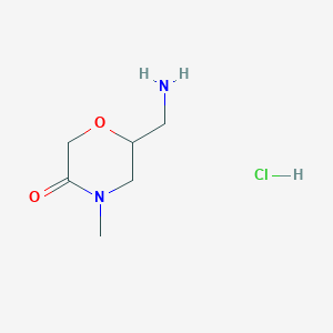 6-(Aminomethyl)-4-methyl-3-morpholinone hydrochloride