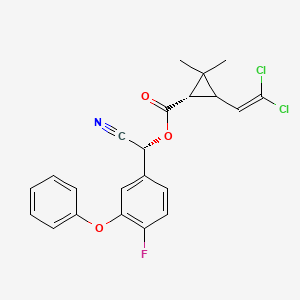 molecular formula C22H18Cl2FNO3 B2862585 beta-Cyfluthrin CAS No. 1820573-27-0