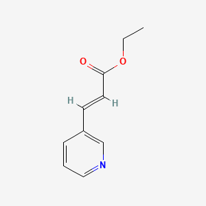 molecular formula C10H11NO2 B2862613 (E)-ethyl 3-(pyridin-3-yl)acrylate CAS No. 17097-67-5; 28447-17-8; 59607-99-7