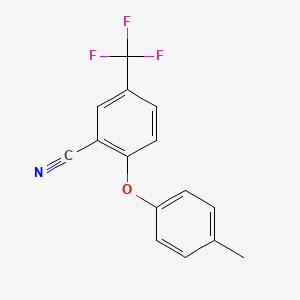 2-(4-Methylphenoxy)-5-(trifluoromethyl)benzenecarbonitrile