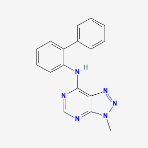 molecular formula C17H14N6 B2862662 3-methyl-N-(2-phenylphenyl)triazolo[4,5-d]pyrimidin-7-amine CAS No. 899953-98-1