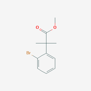 molecular formula C11H13BrO2 B2862684 Methyl 2-(2-bromophenyl)-2-methylpropanoate CAS No. 177748-63-9