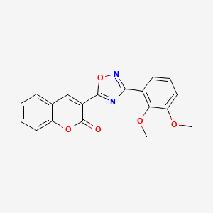 3-[3-(2,3-dimethoxyphenyl)-1,2,4-oxadiazol-5-yl]-2H-chromen-2-one