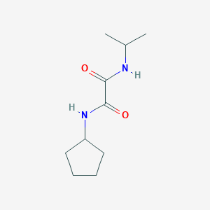 molecular formula C10H18N2O2 B2862710 N-cyclopentyl-N'-(propan-2-yl)ethanediamide CAS No. 733800-74-3