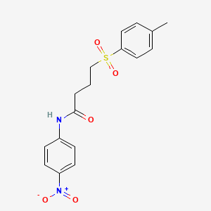 N-(4-nitrophenyl)-4-tosylbutanamide