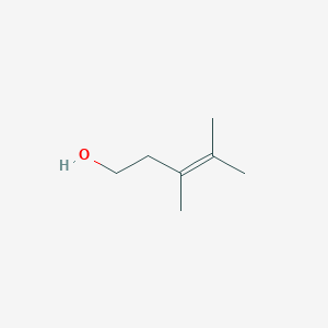 molecular formula C7H14O B2862732 3,4-Dimethylpent-3-en-1-ol CAS No. 74126-47-9