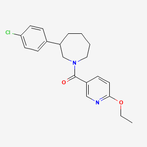 (3-(4-Chlorophenyl)azepan-1-yl)(6-ethoxypyridin-3-yl)methanone