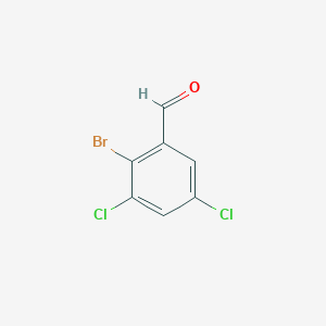 molecular formula C7H3BrCl2O B2862784 2-Bromo-3,5-dichlorobenzaldehyde CAS No. 873983-89-2