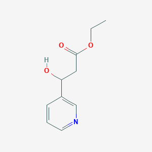 molecular formula C10H13NO3 B2862797 Ethyl 3-hydroxy-3-(pyridin-3-yl)propanoate CAS No. 591228-12-5