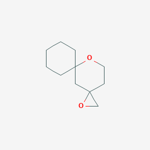 molecular formula C11H18O2 B2862798 2,11-Dioxadispiro[2.1.55.33]tridecane CAS No. 2248327-45-7