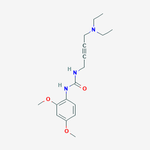 molecular formula C17H25N3O3 B2862812 1-(4-(二乙氨基)丁-2-炔-1-基)-3-(2,4-二甲氧基苯基)脲 CAS No. 1396850-03-5