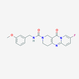 8-fluoro-N-(3-methoxybenzyl)-11-oxo-3,4-dihydro-1H-dipyrido[1,2-a:4',3'-d]pyrimidine-2(11H)-carboxamide