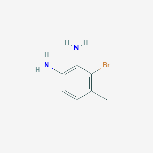 molecular formula C7H9BrN2 B2862825 3-Bromo-4-methylbenzene-1,2-diamine CAS No. 1482389-44-5