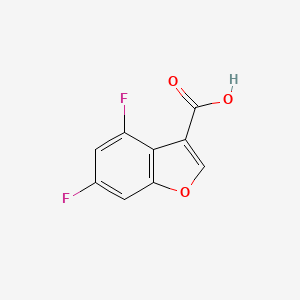 4,6-Difluoro-1-benzofuran-3-carboxylic acid