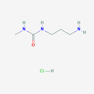 1-(3-Aminopropyl)-3-methylurea;hydrochloride