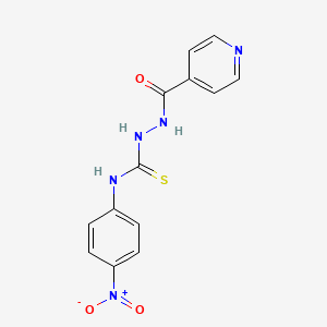2-isonicotinoyl-N-(4-nitrophenyl)-1-hydrazinecarbothioamide