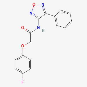 2-(4-fluorophenoxy)-N-(4-phenyl-1,2,5-oxadiazol-3-yl)acetamide