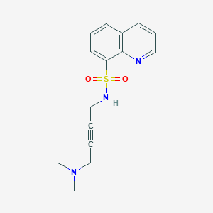 N-(4-(dimethylamino)but-2-yn-1-yl)quinoline-8-sulfonamide