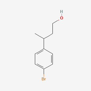 molecular formula C10H13BrO B2862882 3-(4-Bromophenyl)butan-1-ol CAS No. 20005-55-4