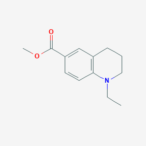 molecular formula C13H17NO2 B2862925 Methyl 1-ethyl-1,2,3,4-tetrahydroquinoline-6-carboxylate CAS No. 2288709-86-2