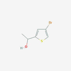 molecular formula C6H7BrOS B2862928 1-(4-Bromothiophen-2-yl)ethan-1-ol CAS No. 34878-46-1