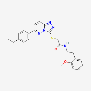 2-((6-(4-ethylphenyl)-[1,2,4]triazolo[4,3-b]pyridazin-3-yl)thio)-N-(2-methoxyphenethyl)acetamide