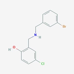 2-{[(3-Bromobenzyl)amino]methyl}-4-chlorophenol