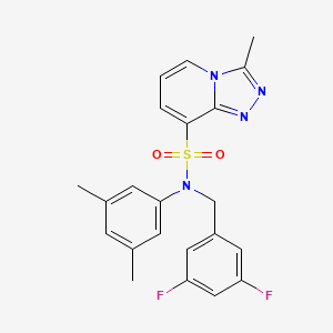 1-(4-Methoxyphenyl)-4-{4-[(3-methylpiperidin-1-yl)carbonyl]-1,3-thiazol-2-yl}piperazine