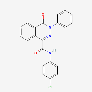 N-(4-chlorophenyl)-4-oxo-3-phenyl-3,4-dihydro-1-phthalazinecarboxamide