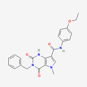 3-benzyl-N-(4-ethoxyphenyl)-5-methyl-2,4-dioxo-2,3,4,5-tetrahydro-1H-pyrrolo[3,2-d]pyrimidine-7-carboxamide