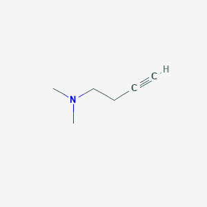 molecular formula C6H11N B2863099 (But-3-yn-1-yl)dimethylamine CAS No. 14731-37-4