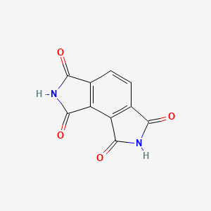 molecular formula C10H4N2O4 B2863128 1,2:3,4-Benzenebis(dicarbimide) CAS No. 42094-01-9