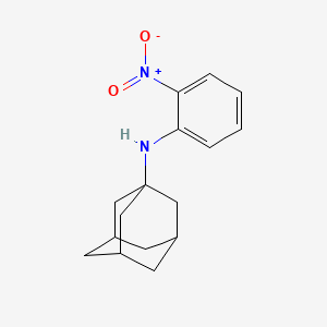 molecular formula C16H20N2O2 B2863142 N-(2-硝基苯基)金刚烷-1-胺 CAS No. 160917-92-0