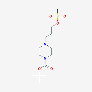 tert-Butyl 4-(3-((methylsulfonyl)oxy)propyl)piperazine-1-carboxylate