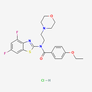 N-(4,6-difluorobenzo[d]thiazol-2-yl)-4-ethoxy-N-(2-morpholinoethyl)benzamide hydrochloride
