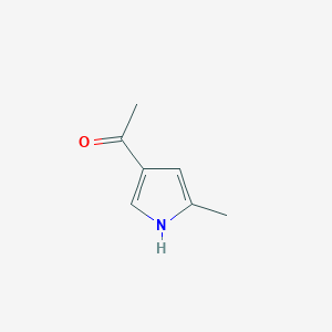molecular formula C7H9NO B2863163 1-(5-methyl-1H-pyrrol-3-yl)ethanone CAS No. 6115-72-6