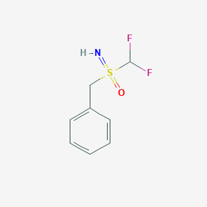 Benzyl-(difluoromethyl)-imino-oxo-lambda6-sulfane