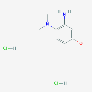 molecular formula C9H16Cl2N2O B2863204 4-甲氧基-N1,N1-二甲基苯-1,2-二胺二盐酸盐 CAS No. 2310121-61-8