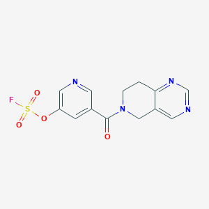 6-(5-Fluorosulfonyloxypyridine-3-carbonyl)-7,8-dihydro-5H-pyrido[4,3-d]pyrimidine