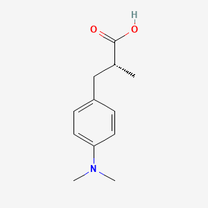 (2R)-3-[4-(Dimethylamino)phenyl]-2-methylpropanoic acid